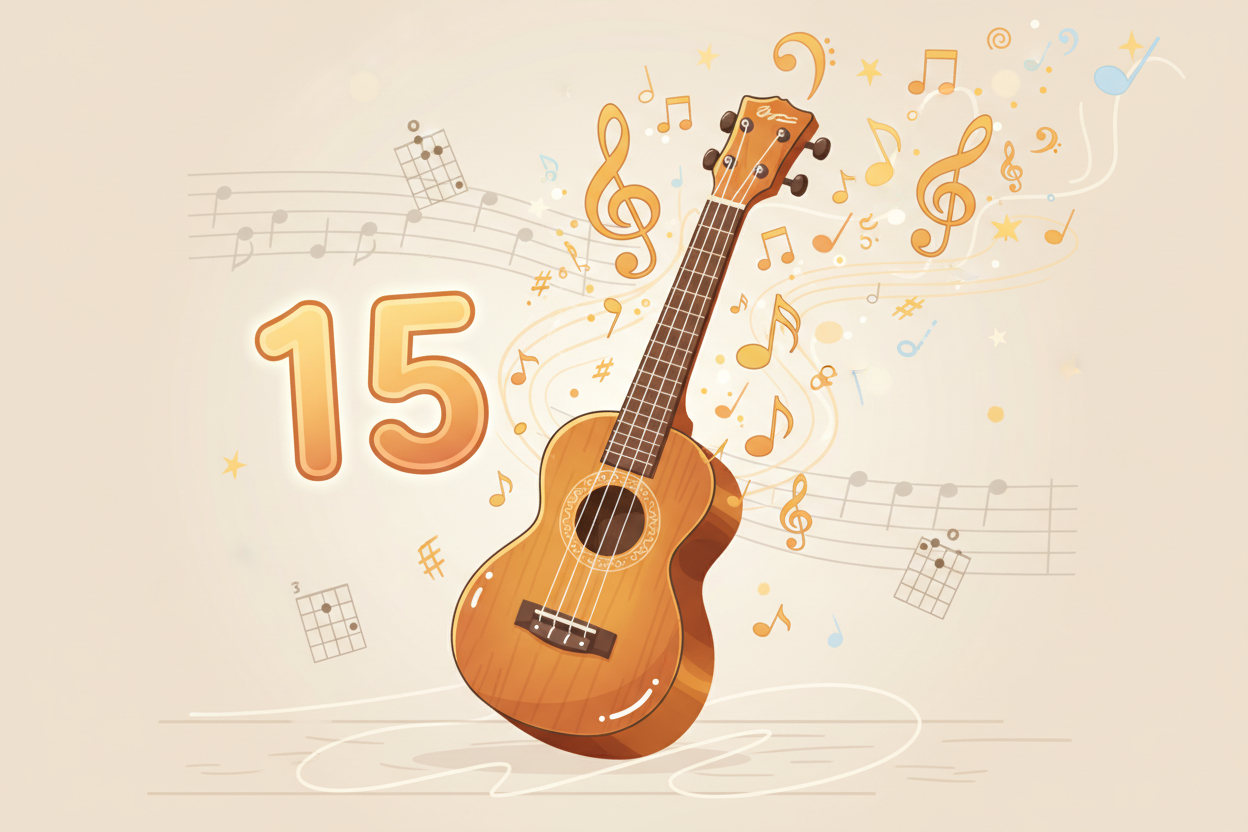 15 lengviausių dainų ukulelei pradedantiesiems